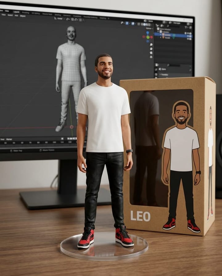Desk Figurine: an image made with AnyPic