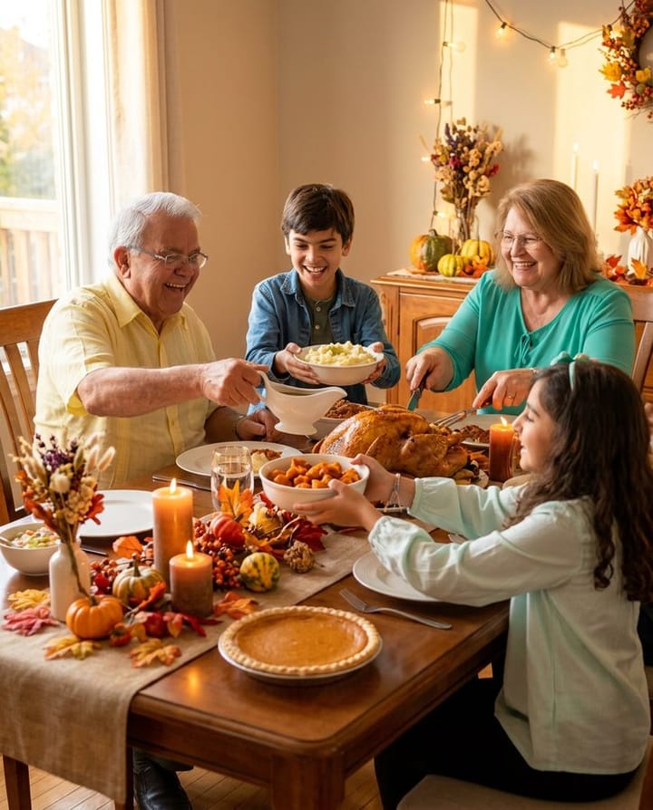 Thanksgiving Table result made with AnyPic