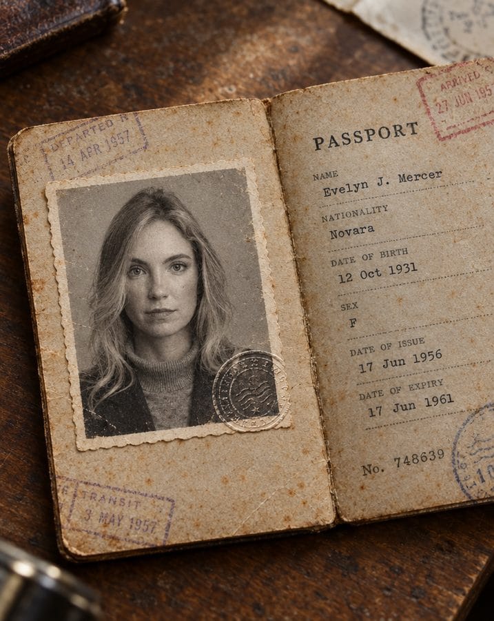 Vintage Passport: an image made with AnyPic